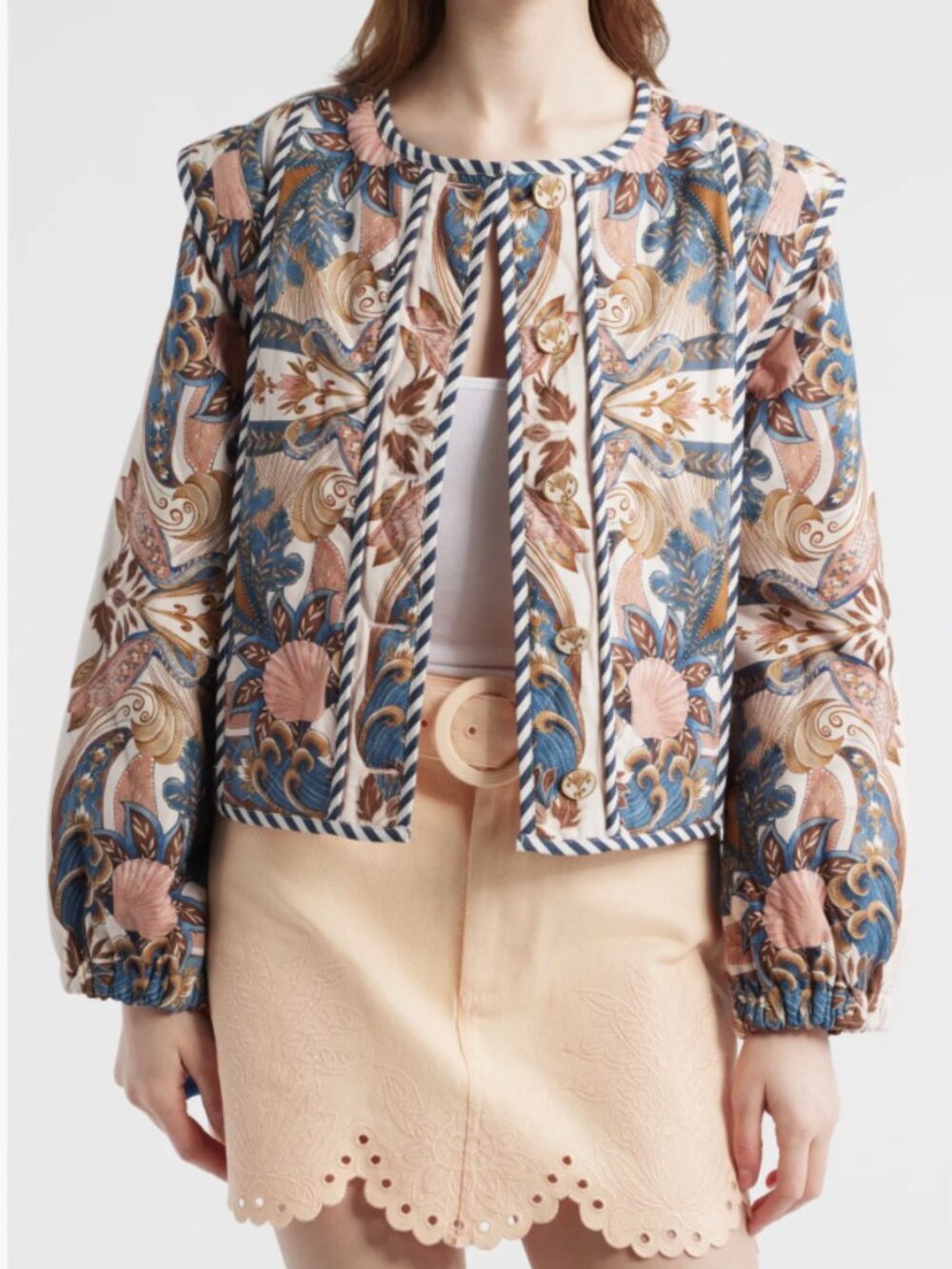 Farm Rio Sea Garden Jacket - Picture 5 of 7
